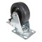 Vestil Rubber Swivel With Total Brake Caster 5 In. Diameter x 2 In. Width 440 lb Dark Black CST-VE-5X2MR-SWTB - alternate 6